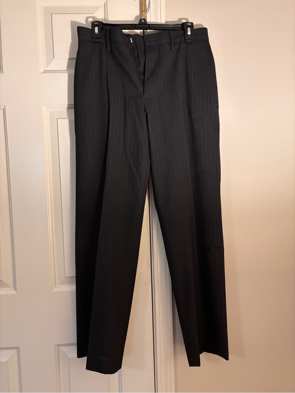 Merona Men's Black Pinstripe Dress Pants